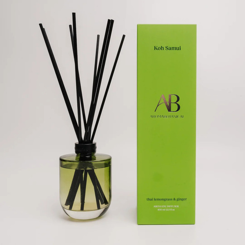 Aromabotanical Reed Diffuser 400mL Koh Samui Thai Lemongrass & Ginger, AB-DF-400-KSM