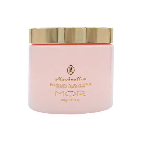 MOR Marshmallow Sugar Crystal Body Scrub 600g, Exfoliating Bath & Body Scrub MA12