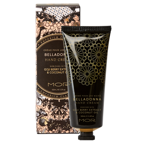 MOR Emporium Classics Hand Cream 100mL - Belladonna EMHC03