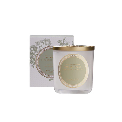 MOR Emporium Classics Blanc Perfumed Candle 380g Italian Pear, EMFC08