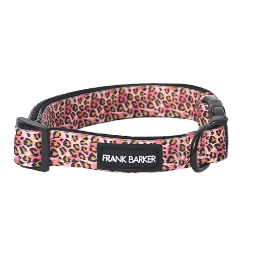 Splosh Frank Barker Dog Collar L 40-65cm - Leopard - Pet Supplies, FBKCL04