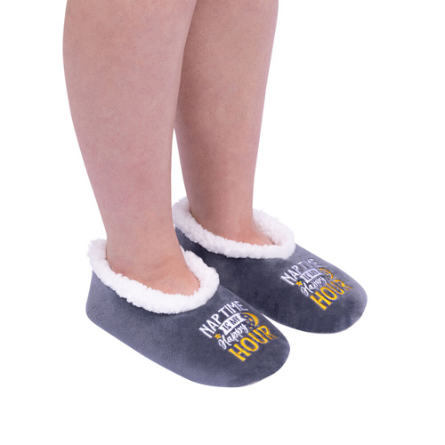 SnuggUps Slippers Women's Quote Large Nap, Splosh SNWQNAP03
