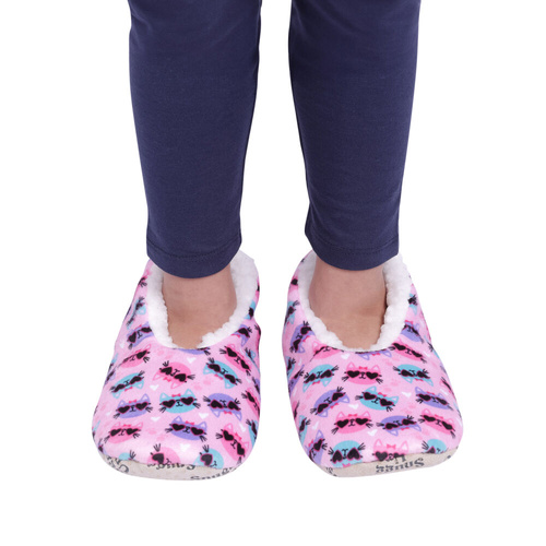 SnuggUps Slippers Kids Printed Medium Cat, Splosh SNKPCT02