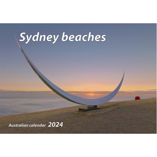 2024 Calendar Sydney Beaches Horizontal Wall by New Millennium Images