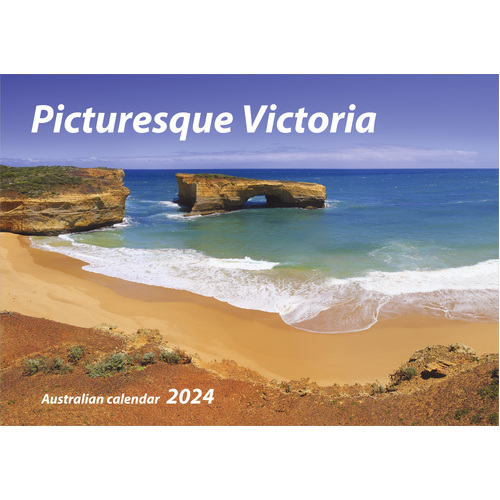 2024 Calendar Picturesque Victoria Horizontal Wall by New Millennium Images