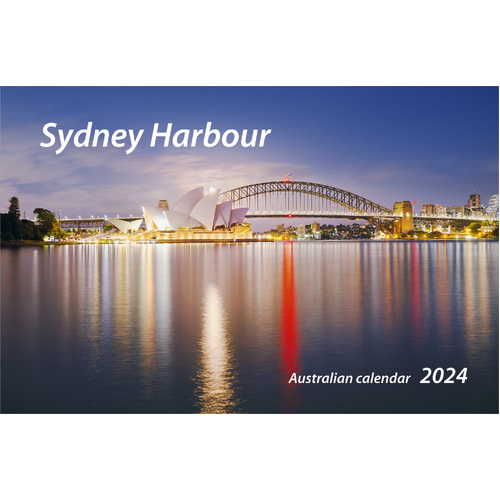 2024 Calendar Sydney Harbour Desktop Spiral by New Millennium Images