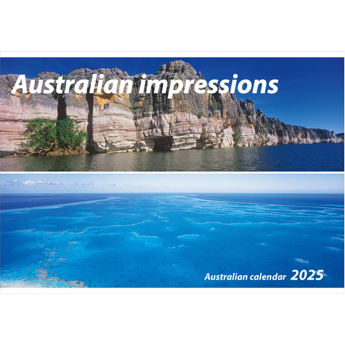 2025 Calendar Australian Impressions Horizontal Wall by New Millennium Images
