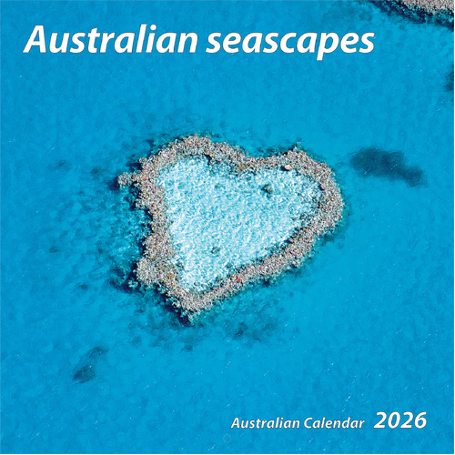 2026 Calendar Australian Seascapes Square Wall