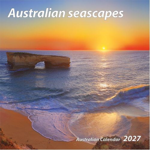 2027 Calendar Australian Seascapes Square Wall by New Millennium Images