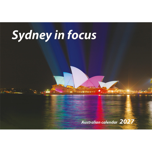 2027 Calendar Sydney In Focus Horizontal Wall by New Millennium Images