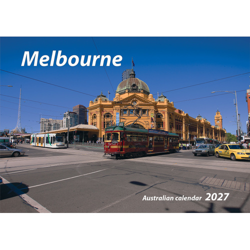 2027 Calendar Melbourne Horizontal Wall by New Millennium Images