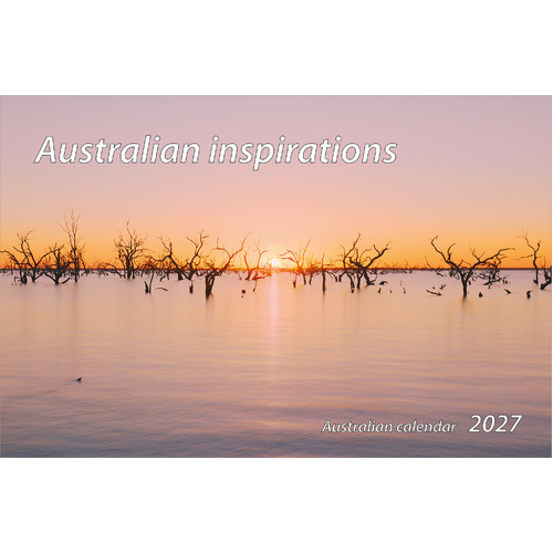 2027 Calendar Australian Inspirations Desk Easel Spiral by New Millennium Images