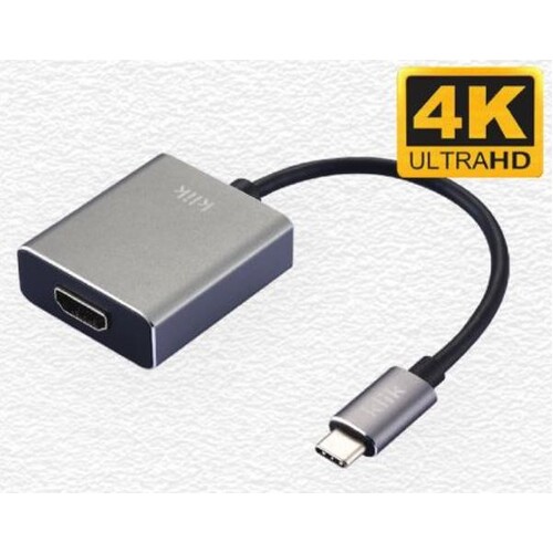 KLIK USB C MALE TO FEMALE ADAPTER 4K2K