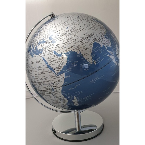 Landmark Concepts Globe 30cm - Metallic Blue LED GL076