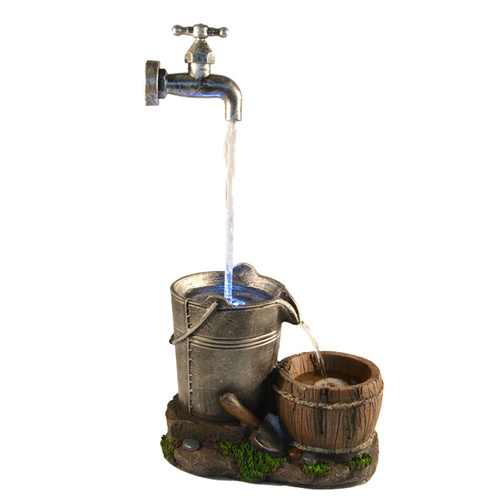 EwaterFeatures Water Fountain 45cm Illusion Tap, Home Office Garden Decor, EWF3200296