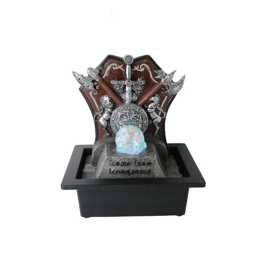 EwaterFeatures Water Fountain 27cm Conqueror, Home Office Garden Decor, EWF2502