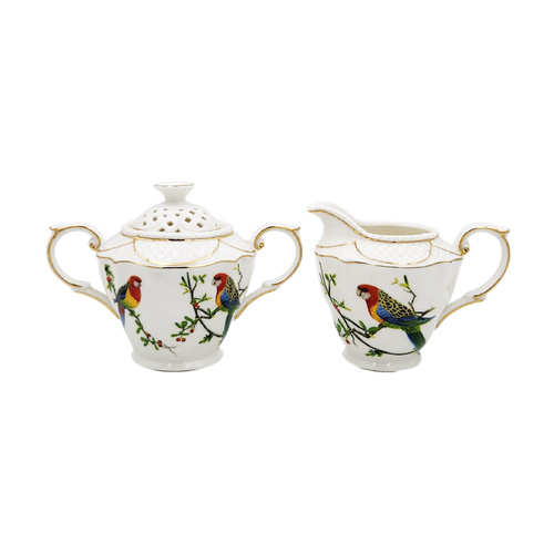 PNC Sugar & Creamer Set Rosella Fine Bone China, CW542