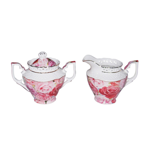 PNC Sugar & Creamer Set Enduring Rose Fine Bone China, CW742