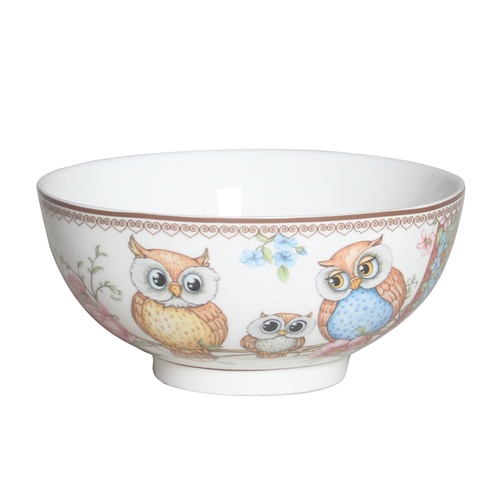 PNC Bowl 15cm Owls Fine Bone China, CW904B