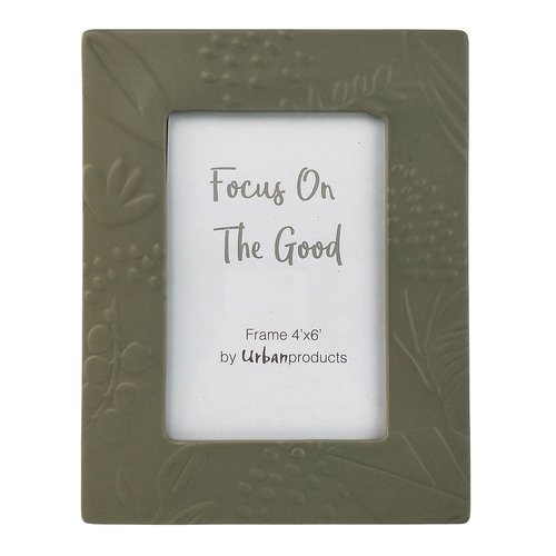Photo Frame Caprice Foliage 4x6" Sage by Urban Products UH102577