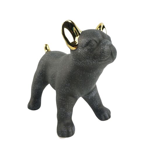 Ornament Standing Dog 16cm Gold by Urban Products UH016556, Cute Home Decor