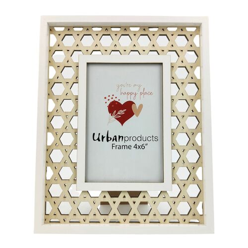 Photo Frame Romie Natural 4x6 by Urban Products UH144361