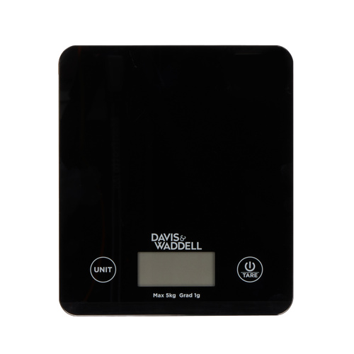 Davis & Waddell Atlas Electronic Kitchen Scale Black, ACC5035BK