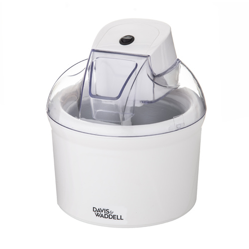 Davis & Waddell Electric Ice Cream Maker 1.5L White, isAlbi DES0318