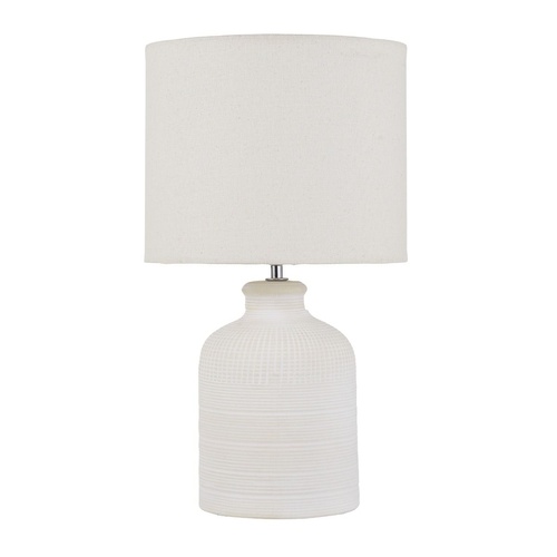 Amalfi Isla Table Lamp 47cm White Wash, isAlbi CWTLAM724