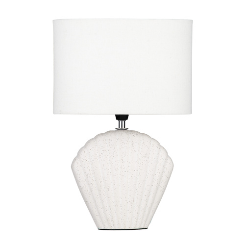 Amalfi Table Lamp 24.5x15x36cm Seashell White Speckle, isAlbi CWTLAM010