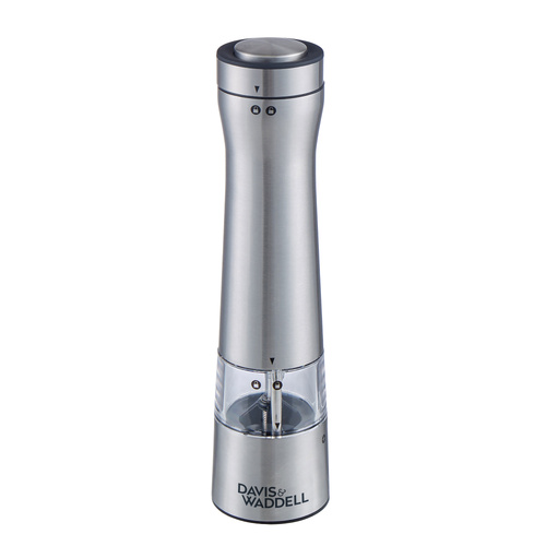 Davis & Waddell Electronic Salt & Pepper Mill Stainless Steel, DES0562