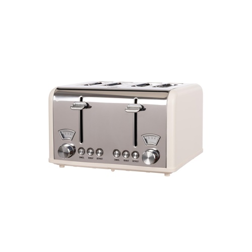 Davis & Waddell 4-Slice Toaster 29x27x18cm Newbury Vintage Cream, isAlbi G0000885