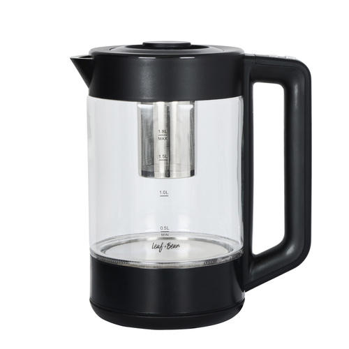Leaf & Bean Infusion Digital Kettle 1.8L Glass Black, G0000817