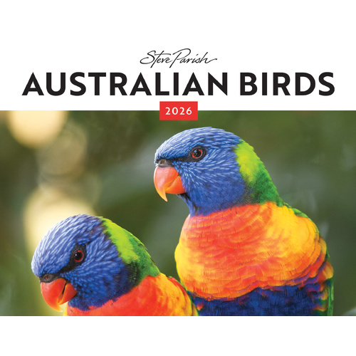 2026 Calendar Steve Parish Australian Birds Horizontal Wall, BrownTrout A05487