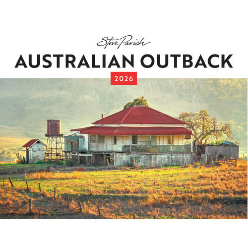 2026 Calendar Steve Parish Australian Outback Horizontal Wall, BrownTrout A05500