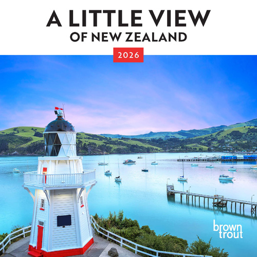 2026 Calendar A Little View of New Zealand Mini Wall, BrownTrout A05630