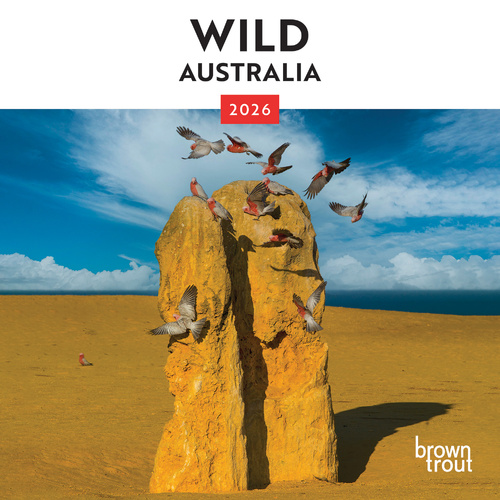 2026 Calendar Wild Australia Mini Wall, BrownTrout A05777