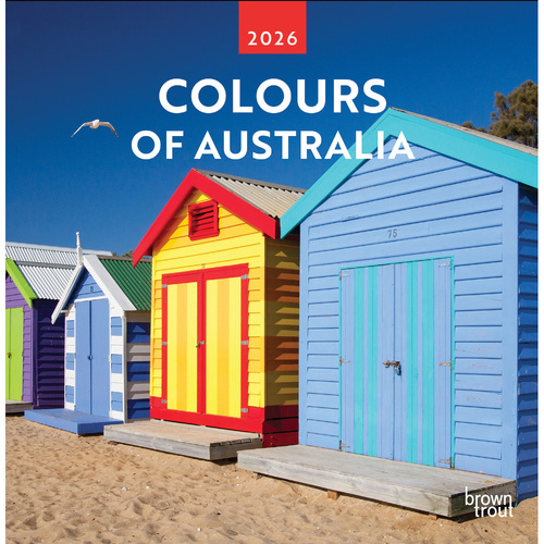 2026 Calendar Colours of Australia Square Wall, BrownTrout A05999