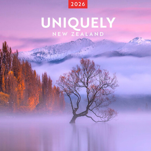 2026 Calendar Uniquely New Zealand Square Wall, BrownTrout A06170