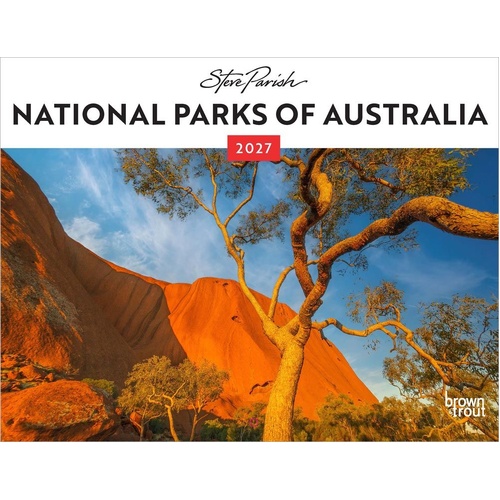 2027 Calendar Steve Parish National Parks of Australia Horizontal Wall, Browntrout A06743