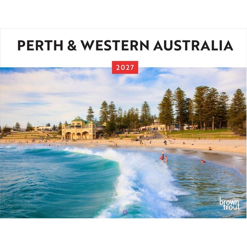 2027 Calendar Perth & Western Australia Horizontal Wall, Browntrout A06750
