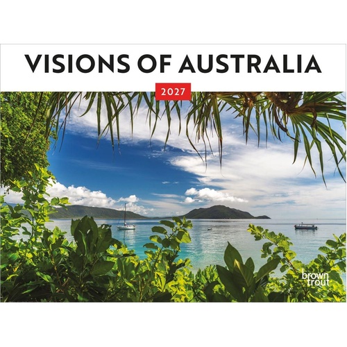 2027 Calendar Visions of Australia Horizontal Wall, Browntrout A06781
