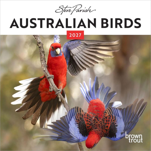 2027 Calendar Steve Parish Australian Birds Mini Wall, Browntrout A06842