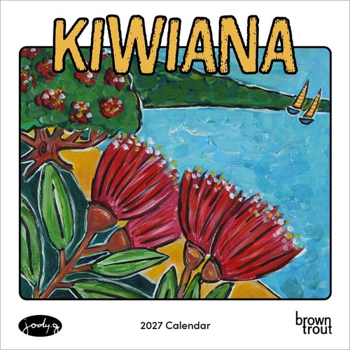 2027 Calendar Kiwiana Square Wall, Browntrout A07276