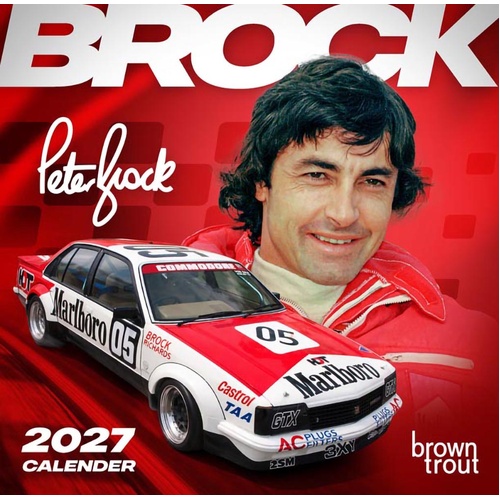 2027 Calendar Peter Brock Square Wall, Browntrout A07337