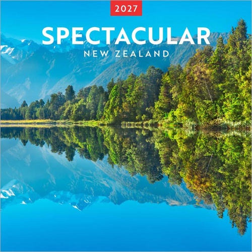 2027 Calendar Spectacular New Zealand Square Wall, Browntrout A07351