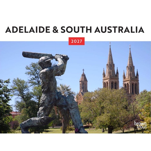 2027 Calendar Adelaide & South Australia Horizontal Wall, Browntrout A07405