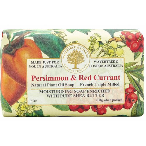 Wavertree & London Soap Bars - Persimmon & Red Currant 200g