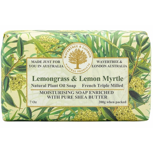 Wavertree & London Soap Bars - Lemongrass & Lemon Myrtle 200g