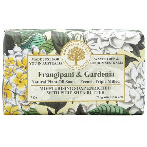 Wavertree & London Soap Bars - Frangipani & Gardenia 200g